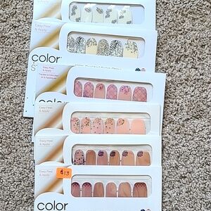 🌟HP🌟 Color street: Early Blooms, Silicon Valley, Andalusia, Zebra On Spot